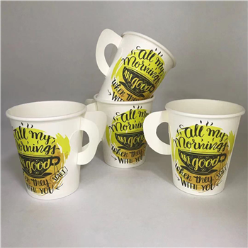Full color Custom Paper Cup with Handle