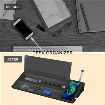 Desktop Storage Case With Wireless Charging