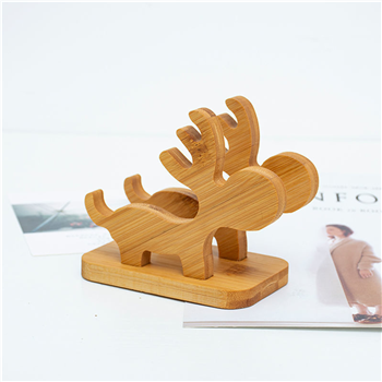 Animal Shape Wooden Phone Stand