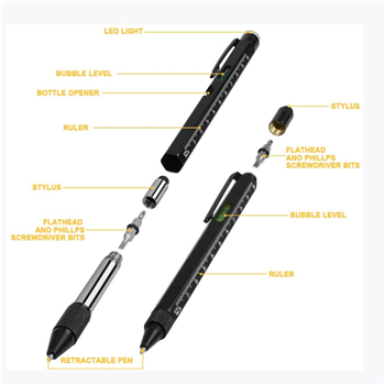 9 in 1 Multi Function Tool Pen