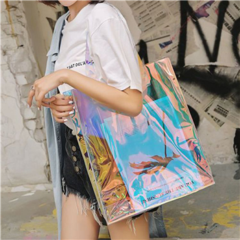 Iridescent Clear Tote Bag
