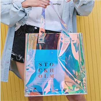 Iridescent Clear Tote Bag