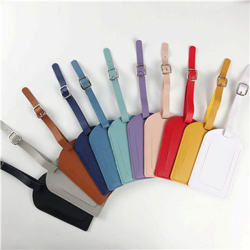 PU Leather Luggage Tag