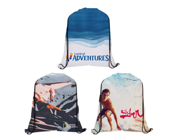 Dye-Sublimated Drawstring Backpack