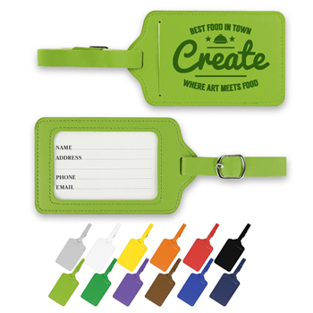 PU Leather Luggage Tags