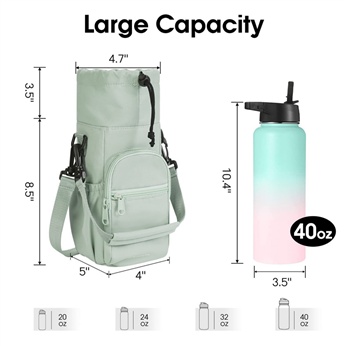 Water Bottle With Strap With Pockets