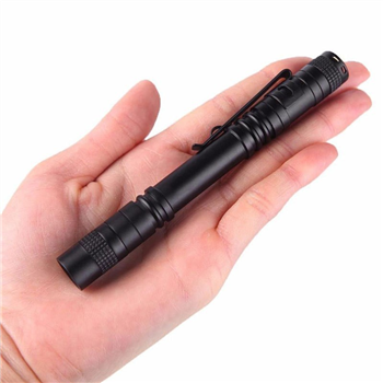 Portable LED Flashlight With Pen Clip