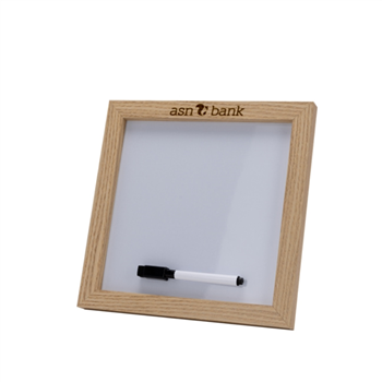 Magnetic Letter White Board with Wood Frame