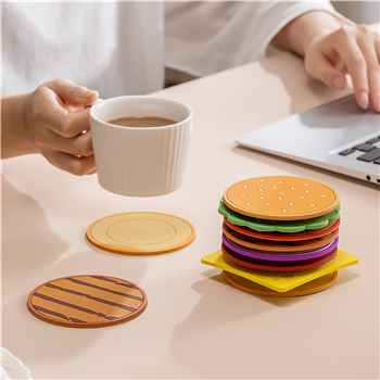 Waterproof Hamburger Coaster Sets