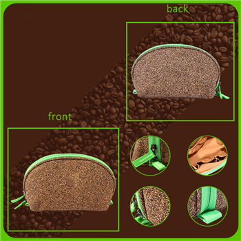 Eco Coffee Grounds Makeup Bag