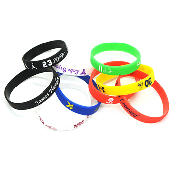 Debossed Silicone Wristband