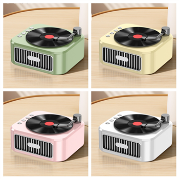 Retro Record Player Bluetooth Speaker
