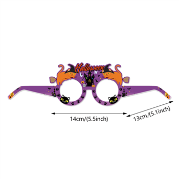 Halloween Paper Glasses