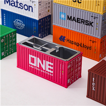 Shipping Container Model Pen Holder