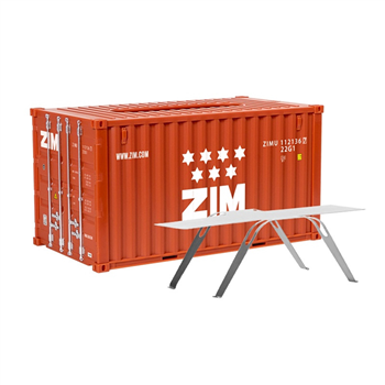 Shipping Container Model Tissue Box
