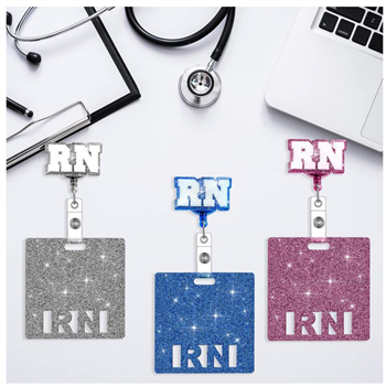 Sparkling Acrylic Badge Reel