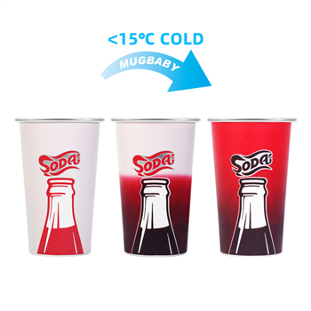 15 oz. Color Changing Aluminum Cup