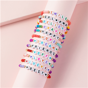 Letter Beaded Bracelets