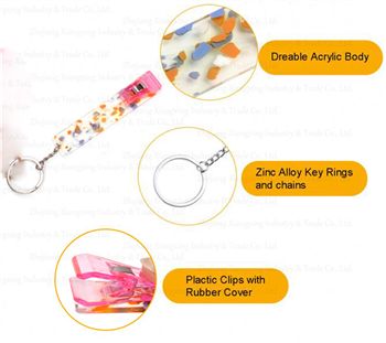 Card Clip Keychain