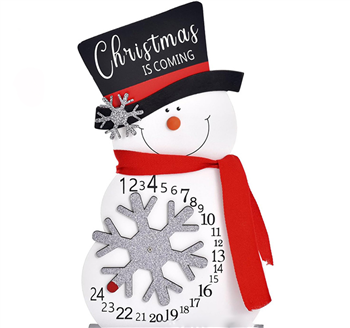 Christmas Snowman Calendar Ornament