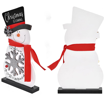 Christmas Snowman Calendar Ornament