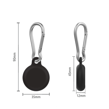 Silicon Airtag Protector Holder W/ Key Ring