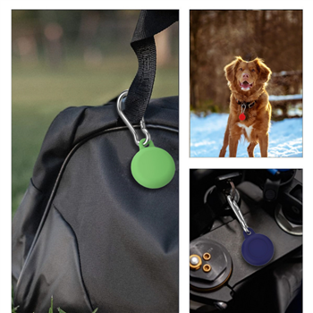 Silicon Airtag Protector Holder W/ Key Ring