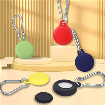 Silicon Airtag Protector Holder W/ Key Ring
