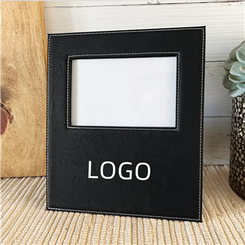 Retro Style Leather Photo Frame