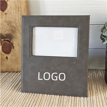 Retro Style Leather Photo Frame