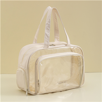 Clear PVC Zipper Tote Bag