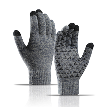 Thick Adult Warmth Gloves W/ 3 Finger Touch