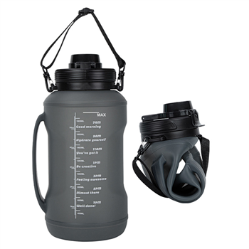 64oz Collapsible Silicone Water Bottle