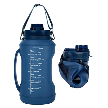 64oz Collapsible Silicone Water Bottle