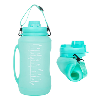 64oz Collapsible Silicone Water Bottle