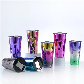 16 oz. Electroplated Diamond Textured Grip Tumbler