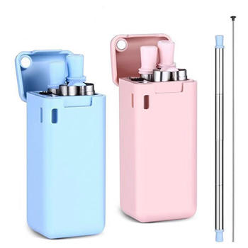 Folding Telescopic Straw Kit