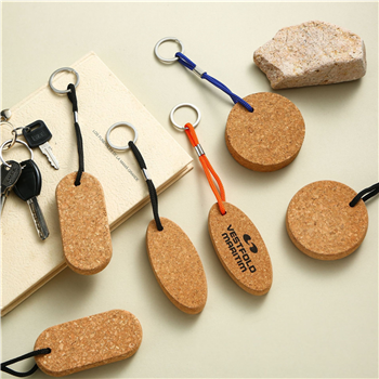 Cork Floating Key Tag