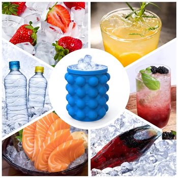 Silicone Ice Cube Maker & Bucket