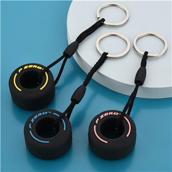 PVC Tire Shape Key Chain