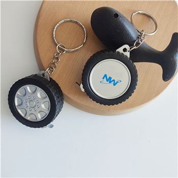 1m/3ft Mini Measuring Tire Tape Keychain