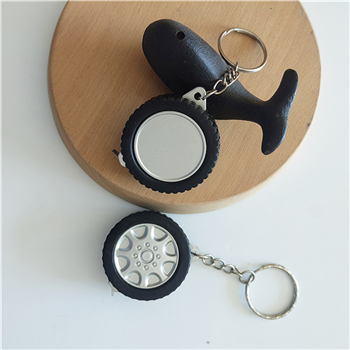 1m/3ft Mini Measuring Tire Tape Keychain