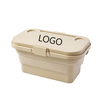 Collapsible Picnic Basket with Portable Folding Table