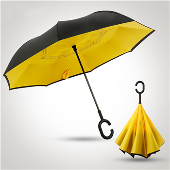 Inverted Umbrella With C Shaped Holder
