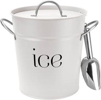3Qt Galvanized Ice Bucket Set
