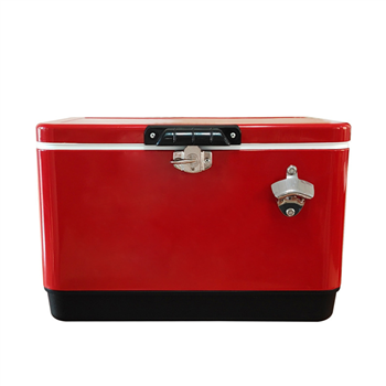 Retro Metal Cooler Box