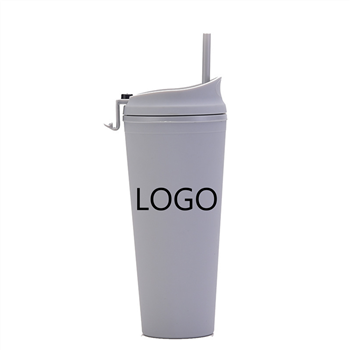24oz. Plastic Straw Cup
