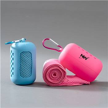 Cool Towel With Silicone Case