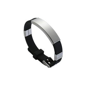 Titanium Steel Silicone Bracelet