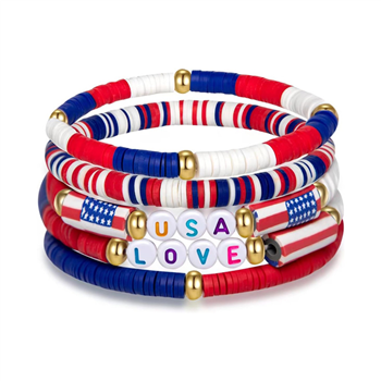 American Flag Bracelet